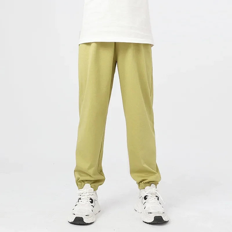 Boys' Cotton Sweatpants Unisex Toddler Jogger Pants Spring Baby Pants Children's Mosquito Trousers Summer Girls' Casual Clothes