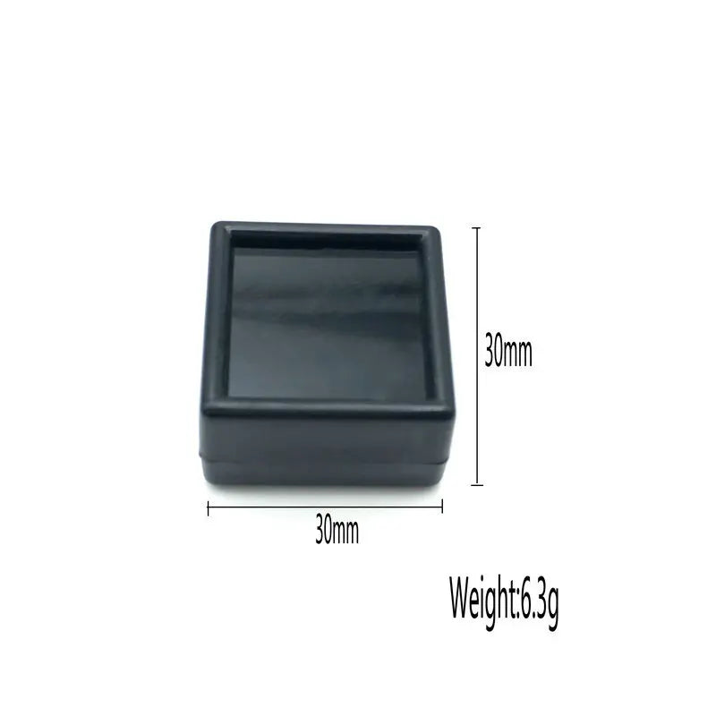 35Pcs / Lot 30*30mm Square Ring Earrings Pendant Display Box Storage Boxs Jewelry Accessories Christmas Gifts Z-200
