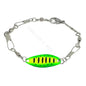 R7UF Alloy Fishing Lure Charm Bracelet Adjustable Wristband Handcraft Hook Designs Outdoor Sports Jewelry Accessory
