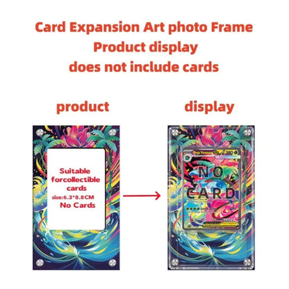 High-definition Acrylic Anime Battle Card Display Frame PTCG Card Collector Gift Desktop Ornament