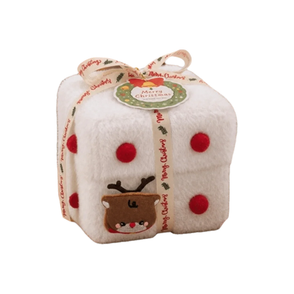 Velvet Christmas Packaging Box Thick Velvet Fabric High-End Christmas Eve Gift Box Xmas Velvet Gift Box Christmas Decoration