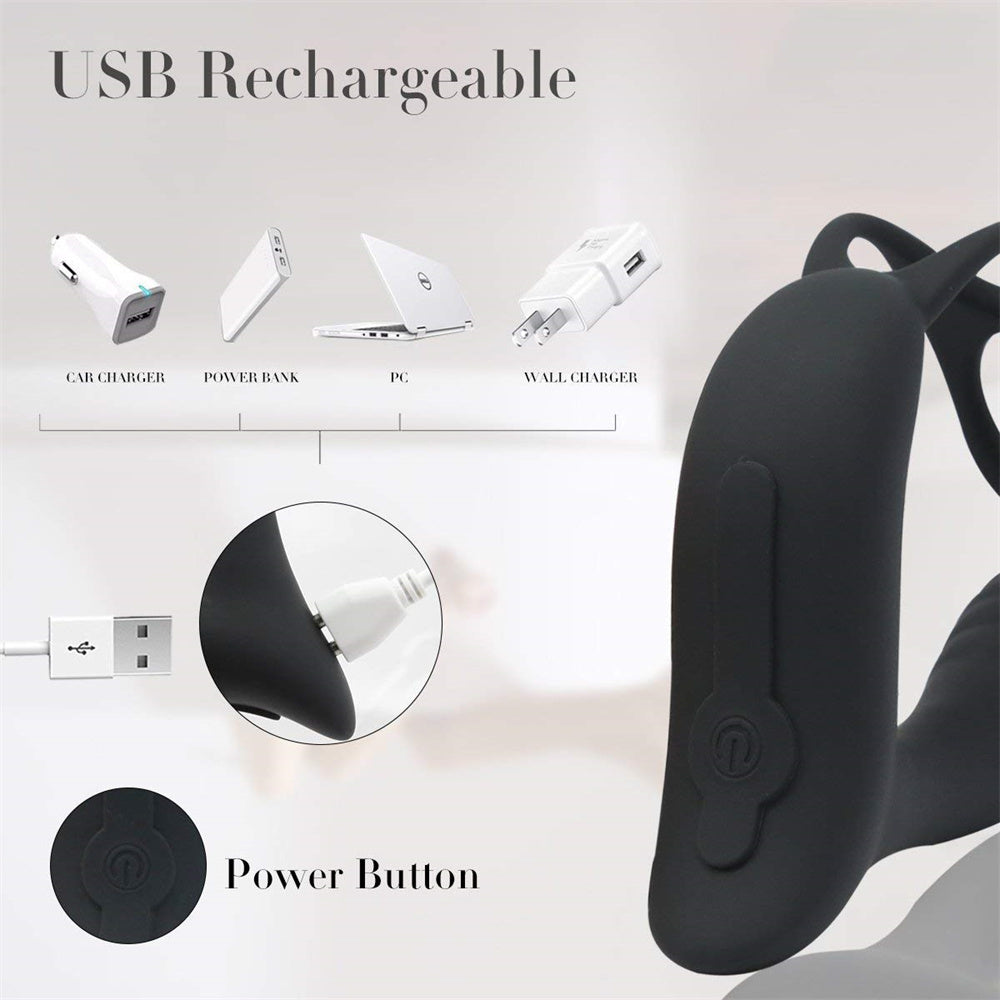 Sex- Toys Vibrator- Anal- Plug Male Penis- Ring Anal- Vibrator- Ring