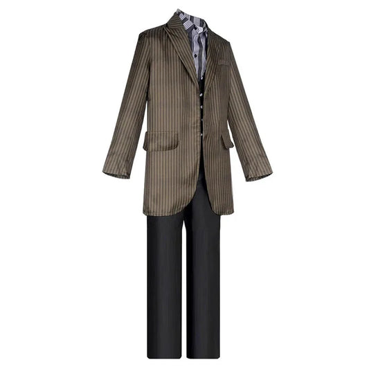 Sirius Black Cosplay Costume Fantasy Magic Disguise Adult Men Coat Stripe Shirt Pants Outfits Halloween Carnival Party Suit