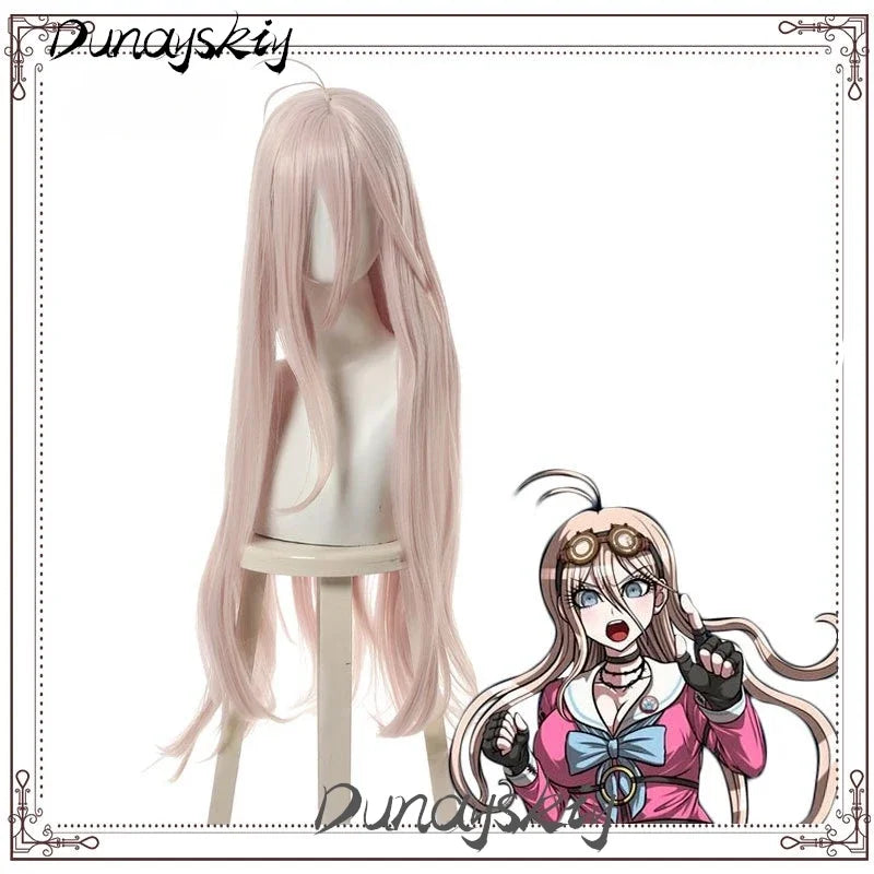 Miu Iruma Cosplay Costume with Wig Glasses Outfit Role Play Clothes Hair Prop For Christmas Halloween Customized