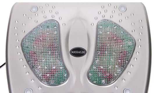 Electric Shiatsu Infrared Heating and Magnetic Therapy Vibrating Foot Leg Massager Machine