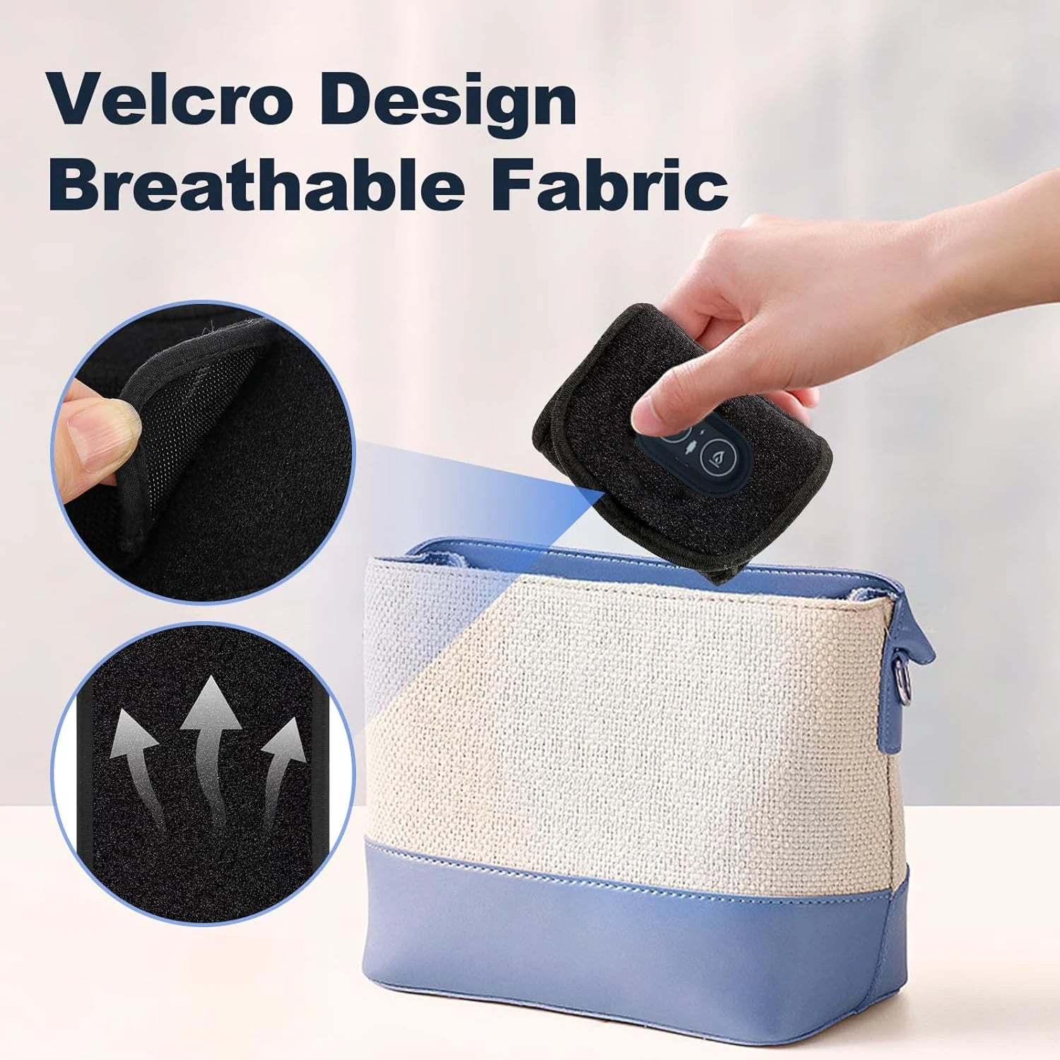 Electric Heating Wrist Brace Vibration Massage 3 Levels Hot Compress Portable Wrist Brace Protector Sports Hand Joint Brace Tool