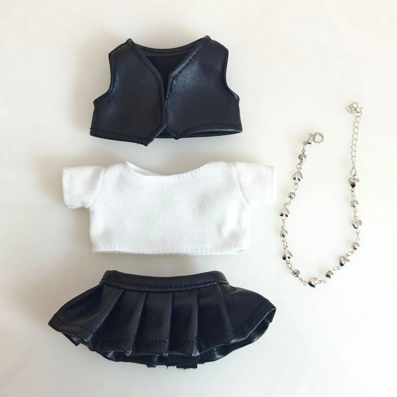 For 17cm Labubu baby clothes series doll clothes Macaron for Modern style of labubu outfit