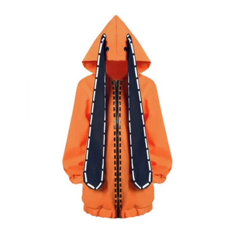 Anime Halloween Costume Runa Cosplay Yumeko Cosplay Costume School Uniform Bunny Ears Hoodie Hooded Jacket Coat Women Girl