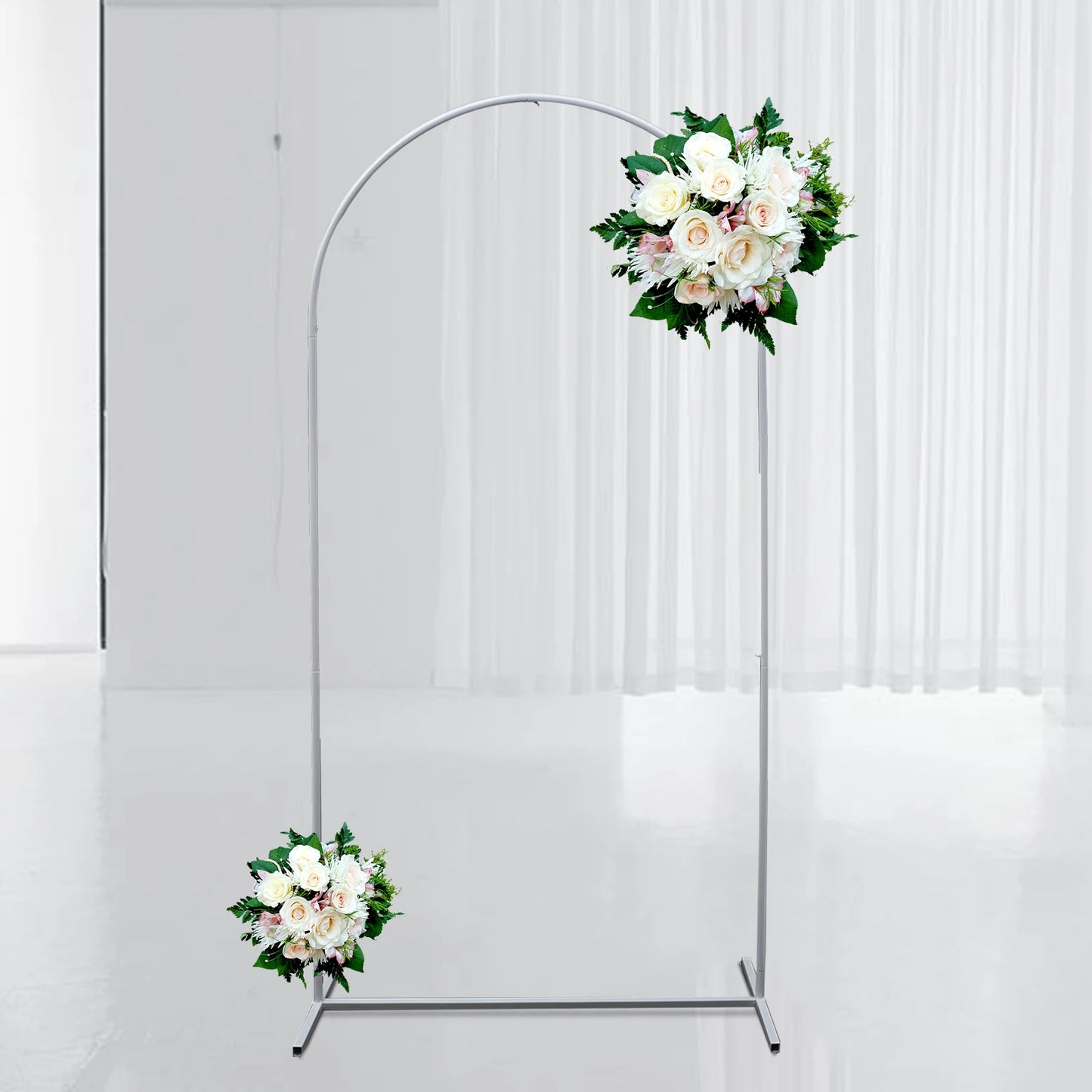 Stable Wedding Arch Metal Backdrop Stand Balloon Flower Stand, Easy To Disassemble,For Wedding,Birthday Party,Garden Decoration