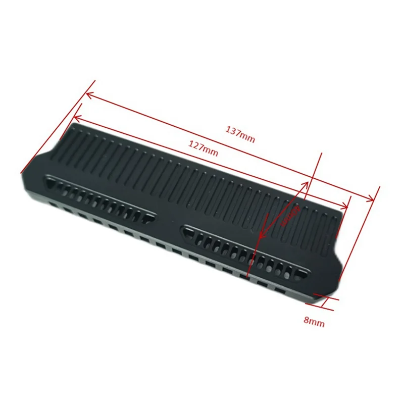 DDR4 DDR5 RAM Memory Heatsink Cooler Memory Cooling Vest Aluminum Radiator with 9W Silicone Grease Heat Conductor,Black A002