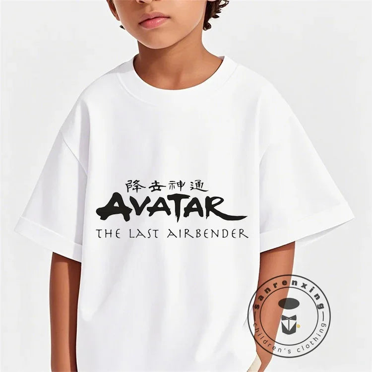 The Avatar 100% Cotton Children's -Shir T Shirt Brands 2025 Kids Spring Clothes Baby Summer Clothes Tops Girls
