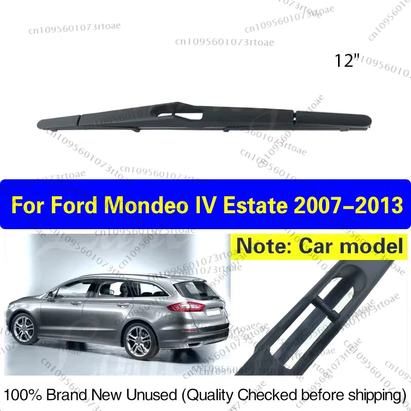 12" Tailgate Rear Windshield Wiper Blade For Ford Mondeo 4 lV Estate 2007 - 2013 Windscreen Window Rain Brush Car Accessories