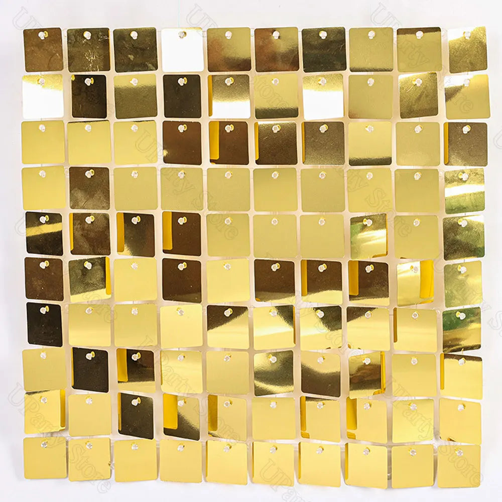 12/36Pcs Rose Gold Shimmer Wall Panels PVC Flash Glitter Sequin Panel for Birthday Baby Shower Wedding Party Backdrop Decoration