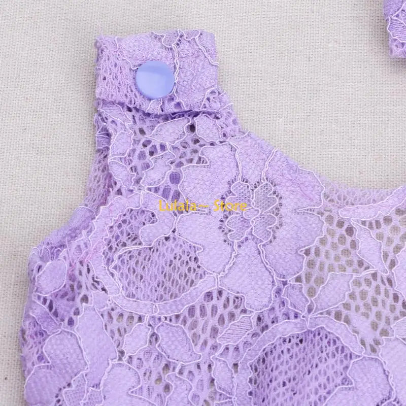 Y4QA Infant Clothes Newborn Photography Props Baby Romper Jumpsuit Headband Set with Lace Floral Photo Outfits