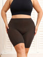 Plus-size Women's Shorts with Tummy Control and Butt-lifting Features to Prevent Exposure and Provide Safety Shorts.