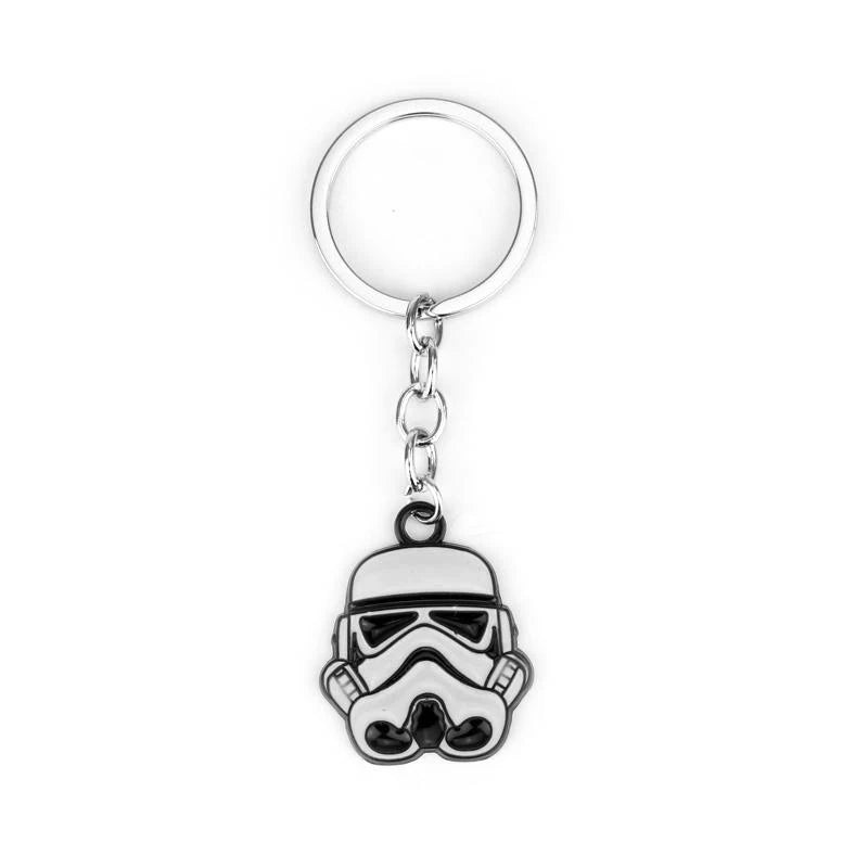 Disney Star Anime Figure Darth Vader Keyring Metal Alloy Keychain For Children Gift Key Chains