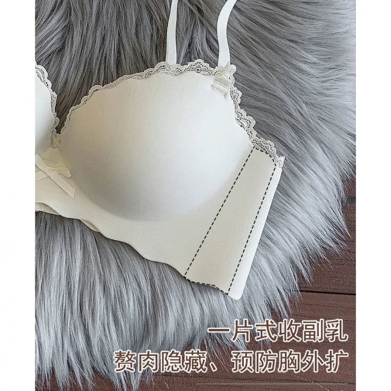 Women Small Bra Push Up Brasieres Thick Adjustable Wireless Underwear Woman Sexy Intimates Lingerie Brasiere