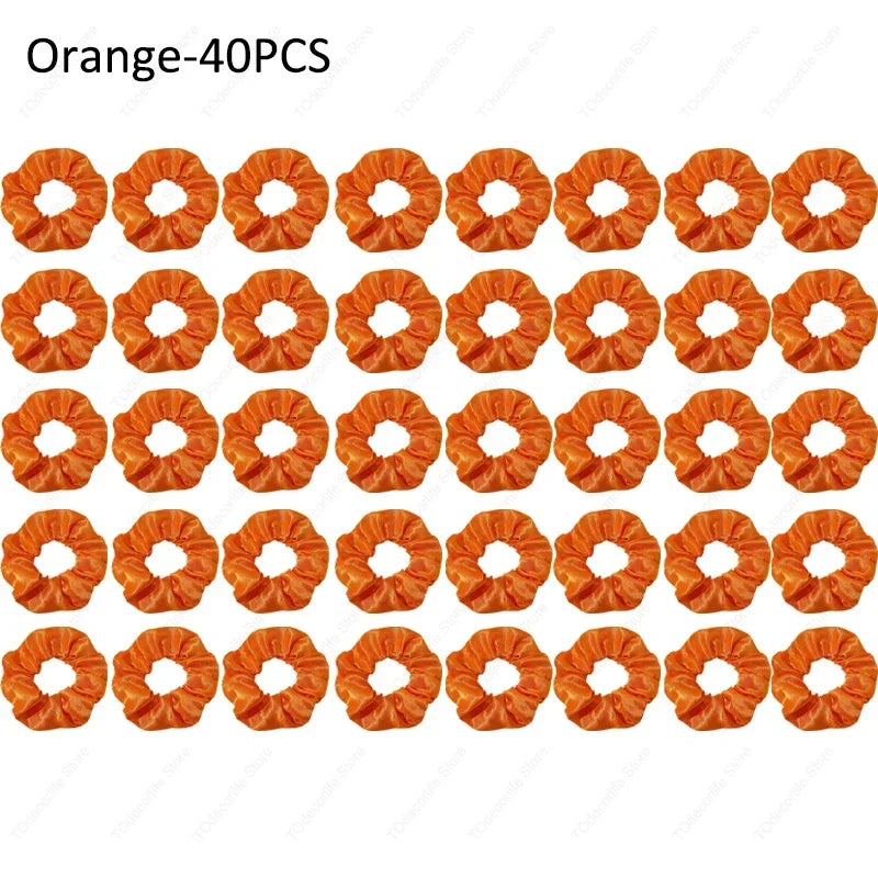 LED Luminous Scrunchies Hairband Glowing Elastic Hair Tie Rope for Women Girls Glow in the Dark Party Hair Accessory