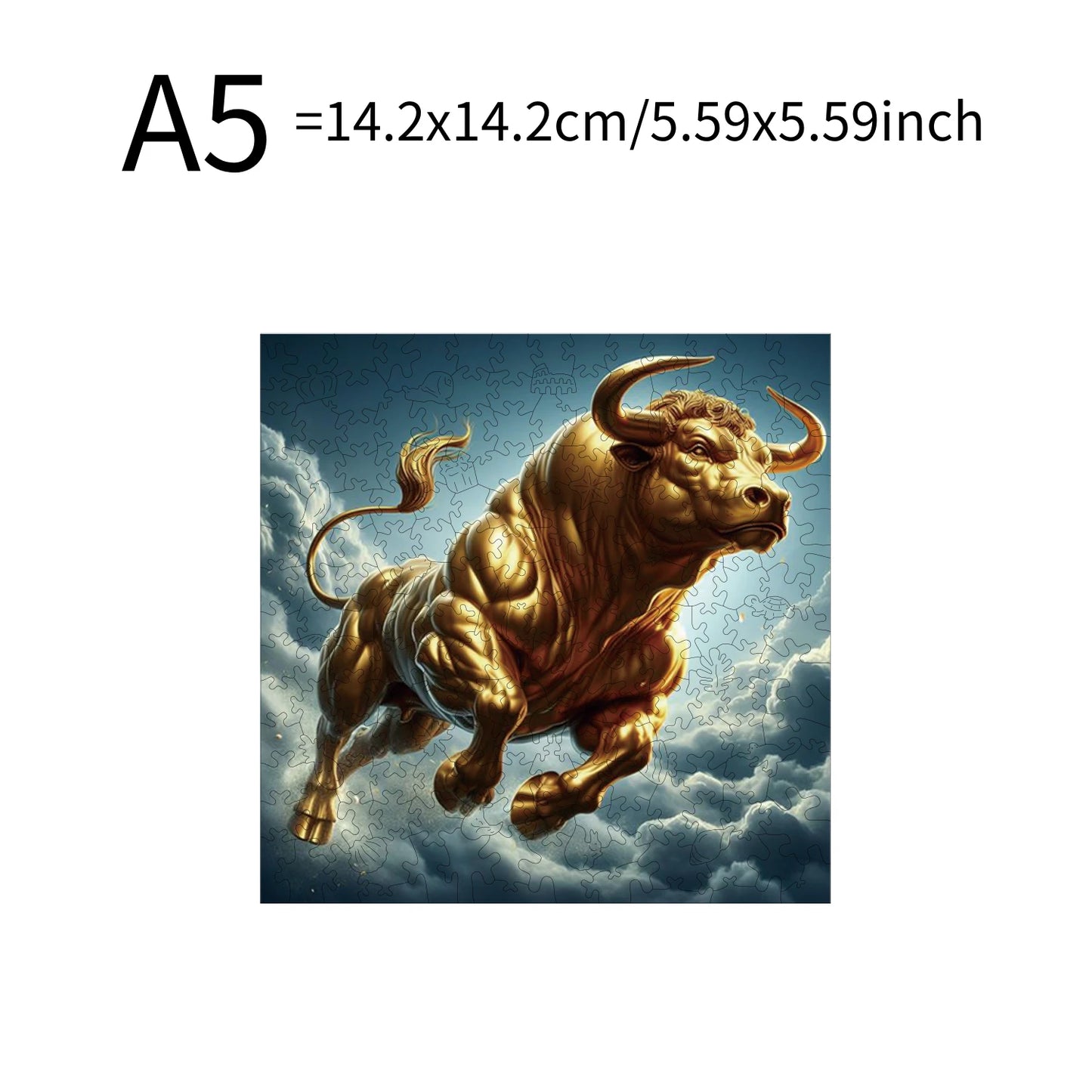 Bull Dragon Eagle Ghost Animal Puzzles High Quality Jigsaw Puzzle Wooden Puzzle Best Christmas Gift