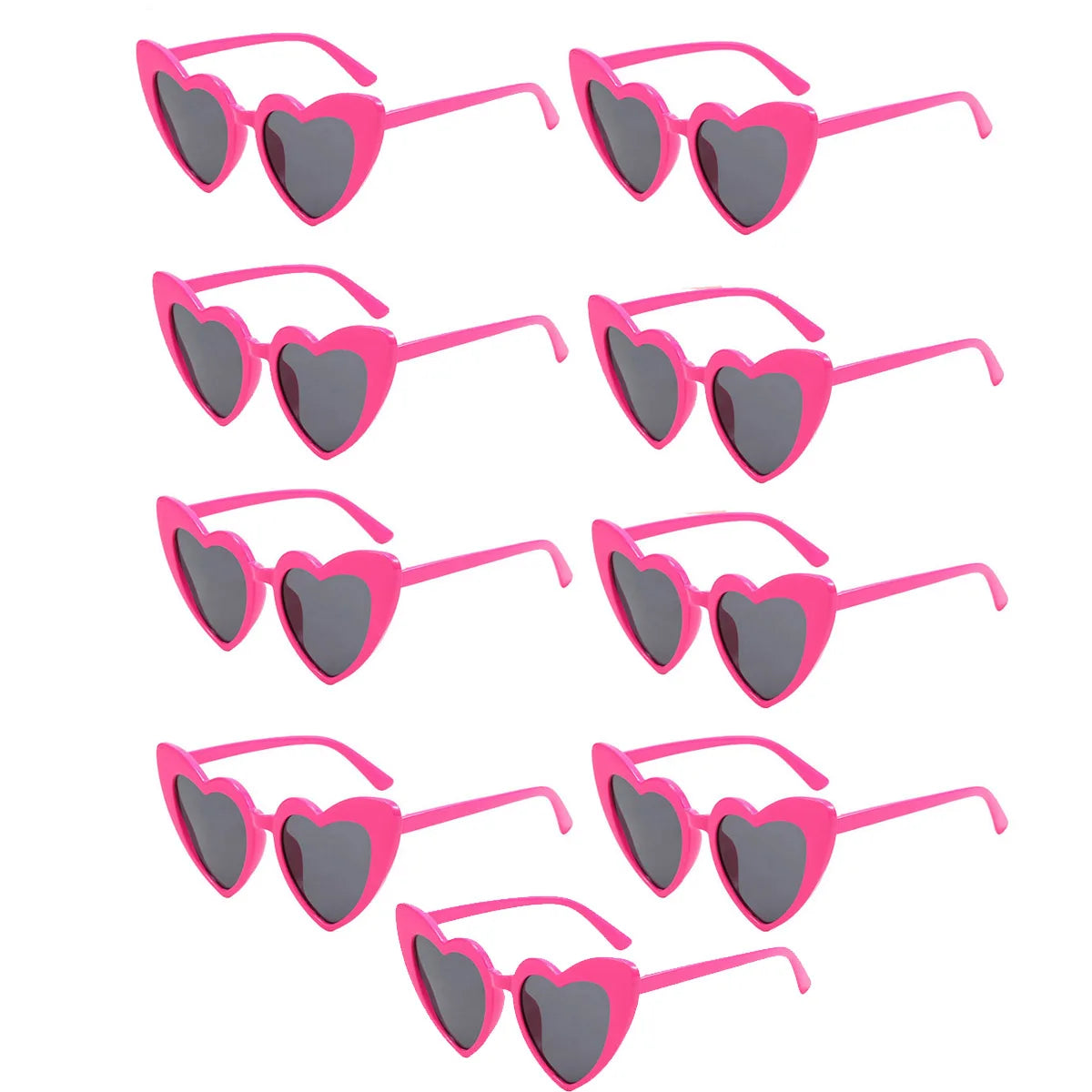 Heart Shaped Sunglasses for Women Retro Cat Eye Sunglasses Wedding Engagement Decoration Shopping Traveling Party Accessories