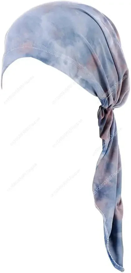 Pre-Tied Bandana Turban Hat Chemo Cancer Headscarf Headwraps Headwear for Women Hair Cover Hat