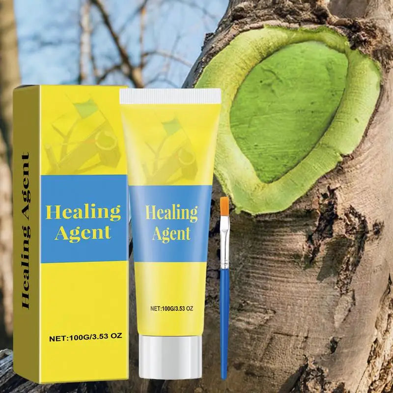 Tree Wound Dressing Healing Paste For Tree Wound Grafting Supplies Dressing Ointment With Brush For Bonsai Shrubs Roses And