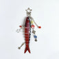 Fish Bait Keychain with Charm Y2K Fishing Keychain Bag Charm Gift for Father Unique Fish Lure Accessory