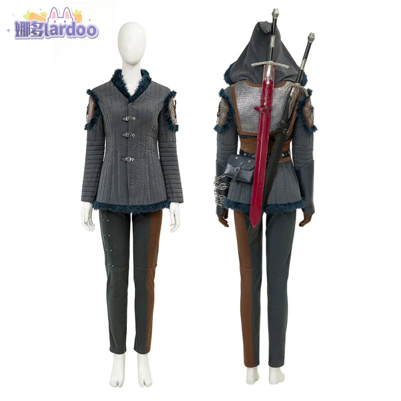 Ciri Witcher 4 Cosplay Costume Uniform Cirilla Fiona Elen Riannon Halloween Carnival Party Christmas Play Role Clothes Clothing