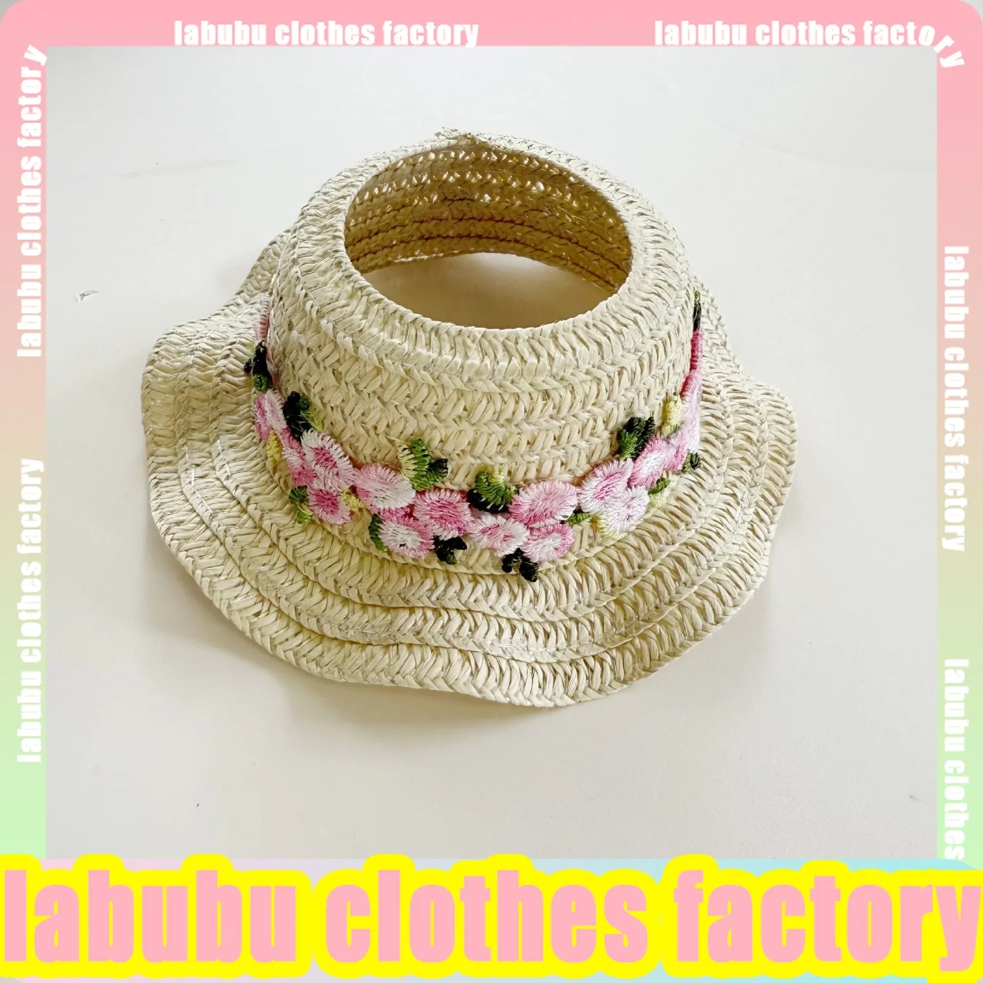 17cm Labubu Doll Clothes for V1 V2 Pink Heart-shaped Puff Dress Labubu Clothing Plush Doll Universal Labubu Clothing Accessories