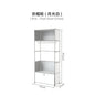b7+  Nordic medieval cream wind small apartment display cabinet stainless steel module furniture decorative cabinet