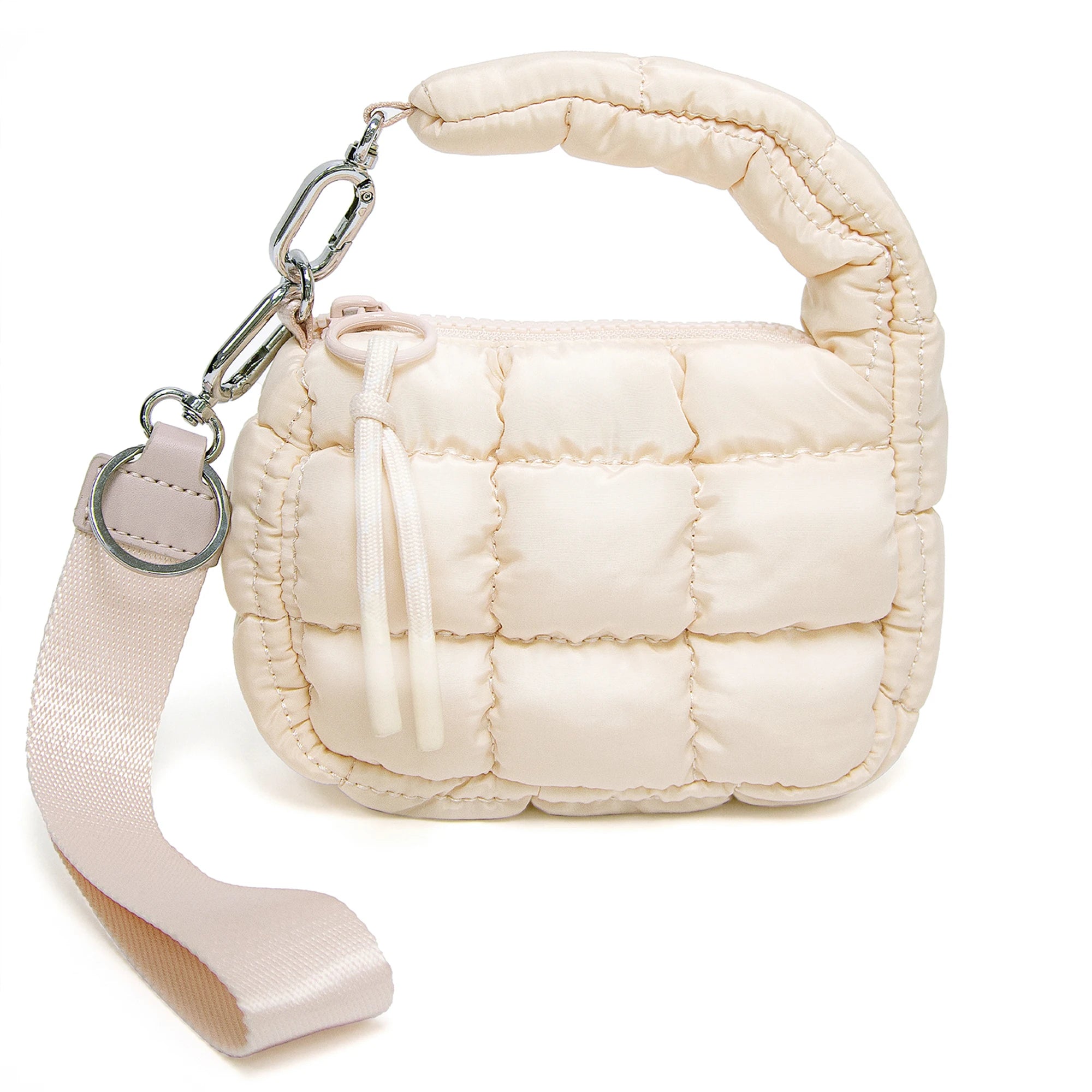Mini Lipstick Bag Quilted Coin Bag Same as Free people Cosmetic Bag Cute Puffer Handbags Makeup Pouch Christmas Gift for Women