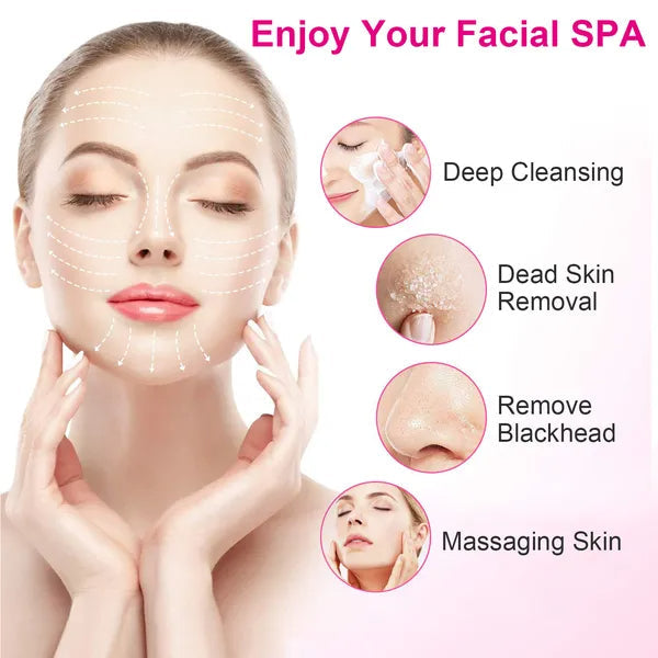 Waterproof Facial Cleansing Brush Face Spin Cleaning Brush Scrubber