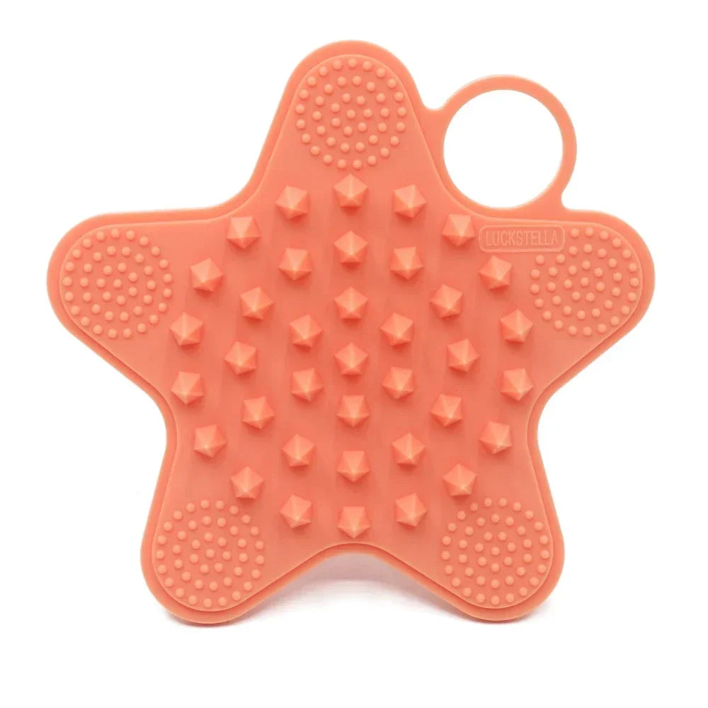 Soft Silicone Exfoliating Brush Womens Manual Body Cleansing Scrubber Shampoo Shower Gentle Massage Bath Brush