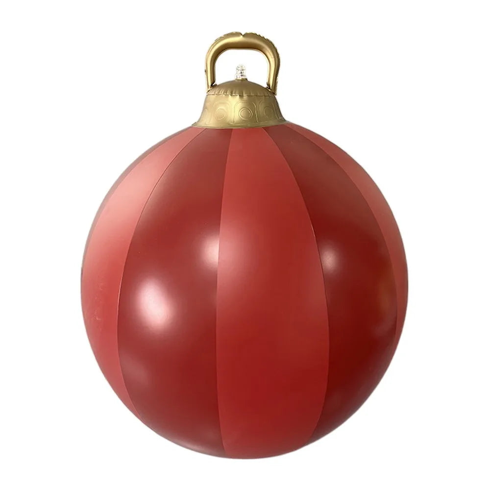 Giant 60cm Gardens Balloon Decoration PVC Christmas Ball DIY Toy Courtyard Balloon Christmas
