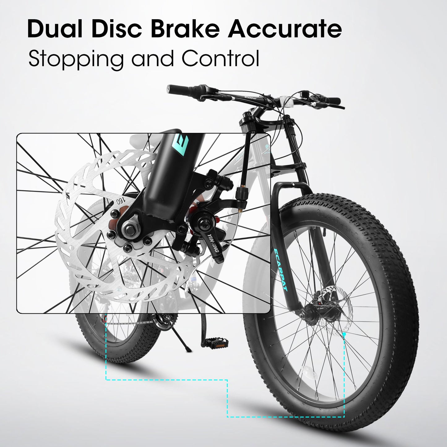 Ruffryde Ecarpat™ 26" Full Suspension MTB (21-Speed, Dual Disc, Black)
