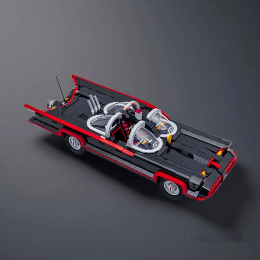 1800PCS Block Technical 1960s Classic TV Bat-Car Speed Collection Vehicle Model Building Blocks Bricks Toys Boys Gift Birthday