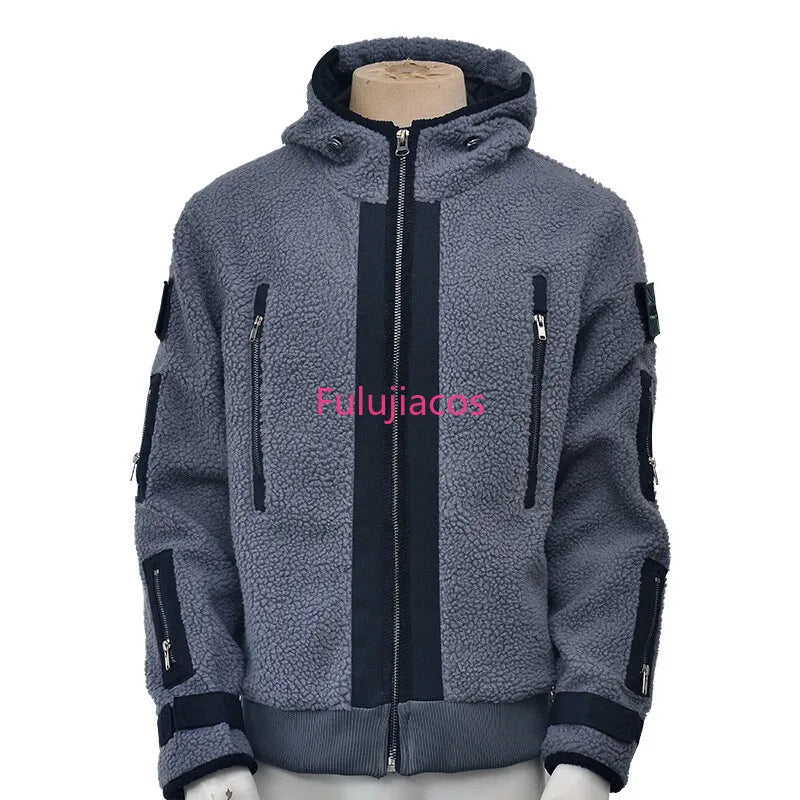 Fulujiacos Game Call of Duty Men Modern Warfare 2 Task Force 141 Ghost Coat Cosplay Costume