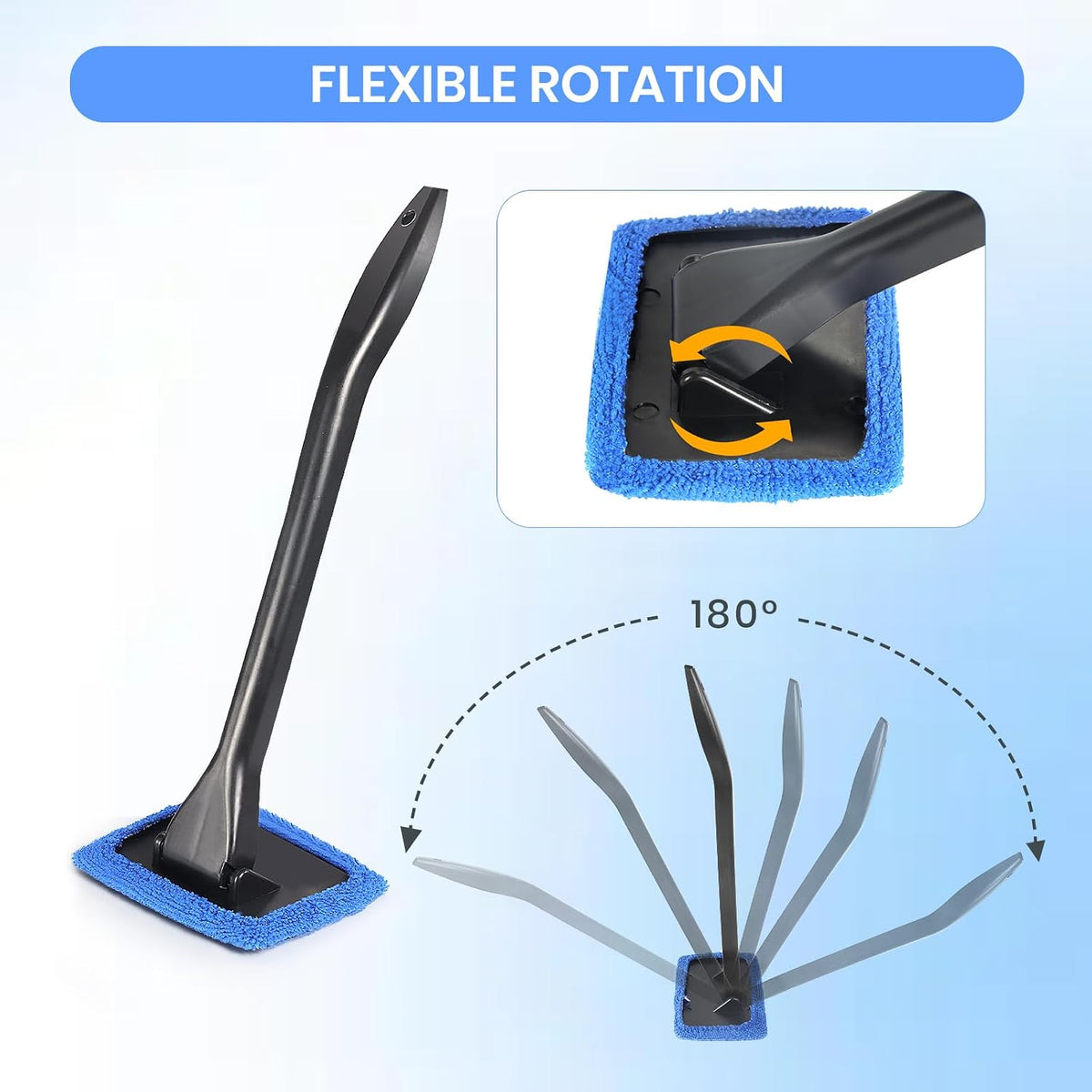 6PCS Windshield Cleaning Tool & Car Window Cleaner