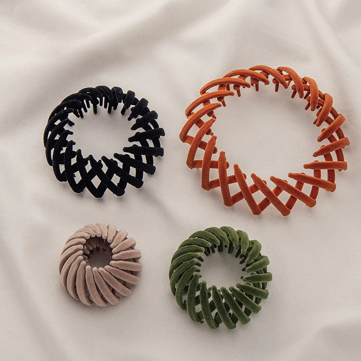 Fashion Women Bun Hair Claw Horsetail Buckle Bird Nest Hair Clip