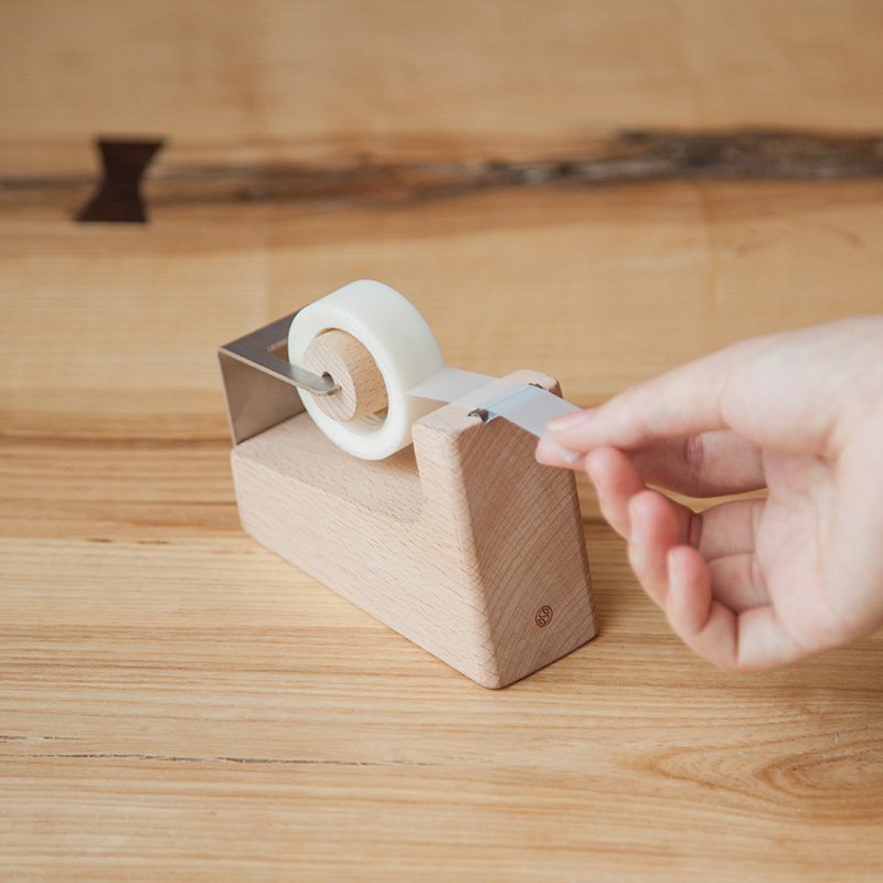 Wooden Adhesive Tape Tool