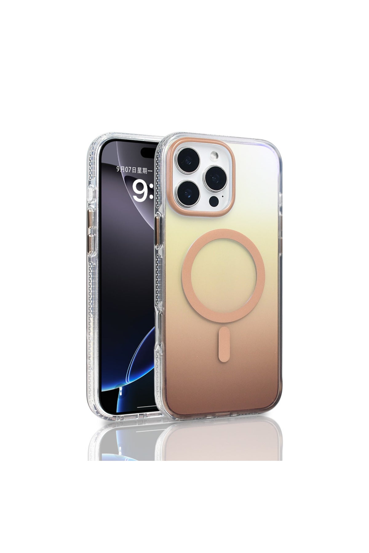 iPhone 16 Pro Max Case Rainbow Taurus Magnetic Charging Cover