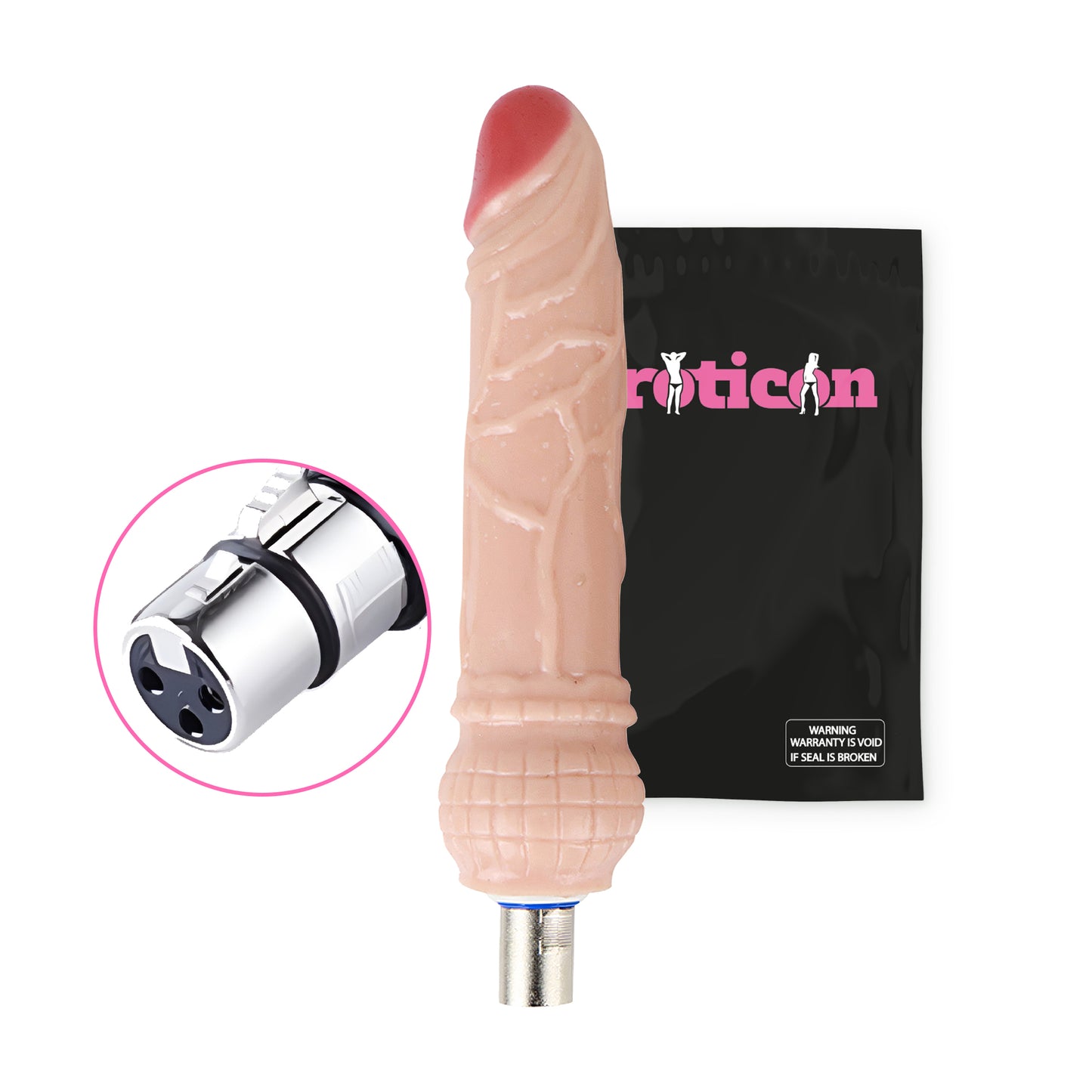 Dildo 20cm Large White for the Eroticon Fucking Machine