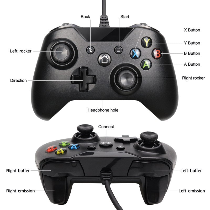 Smart USB Wired Controller Controle For Microsoft Xbox One Controller