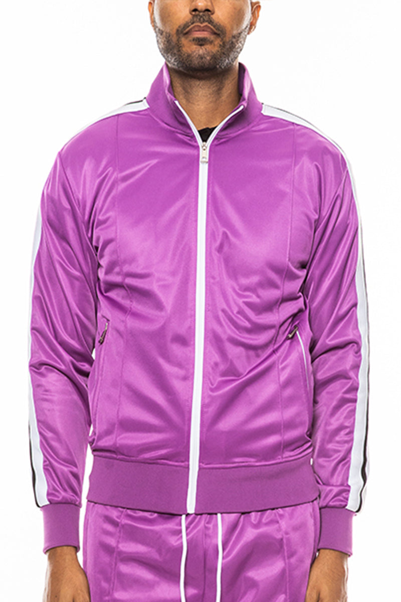 STRIPED TAPE TRACK JACKET