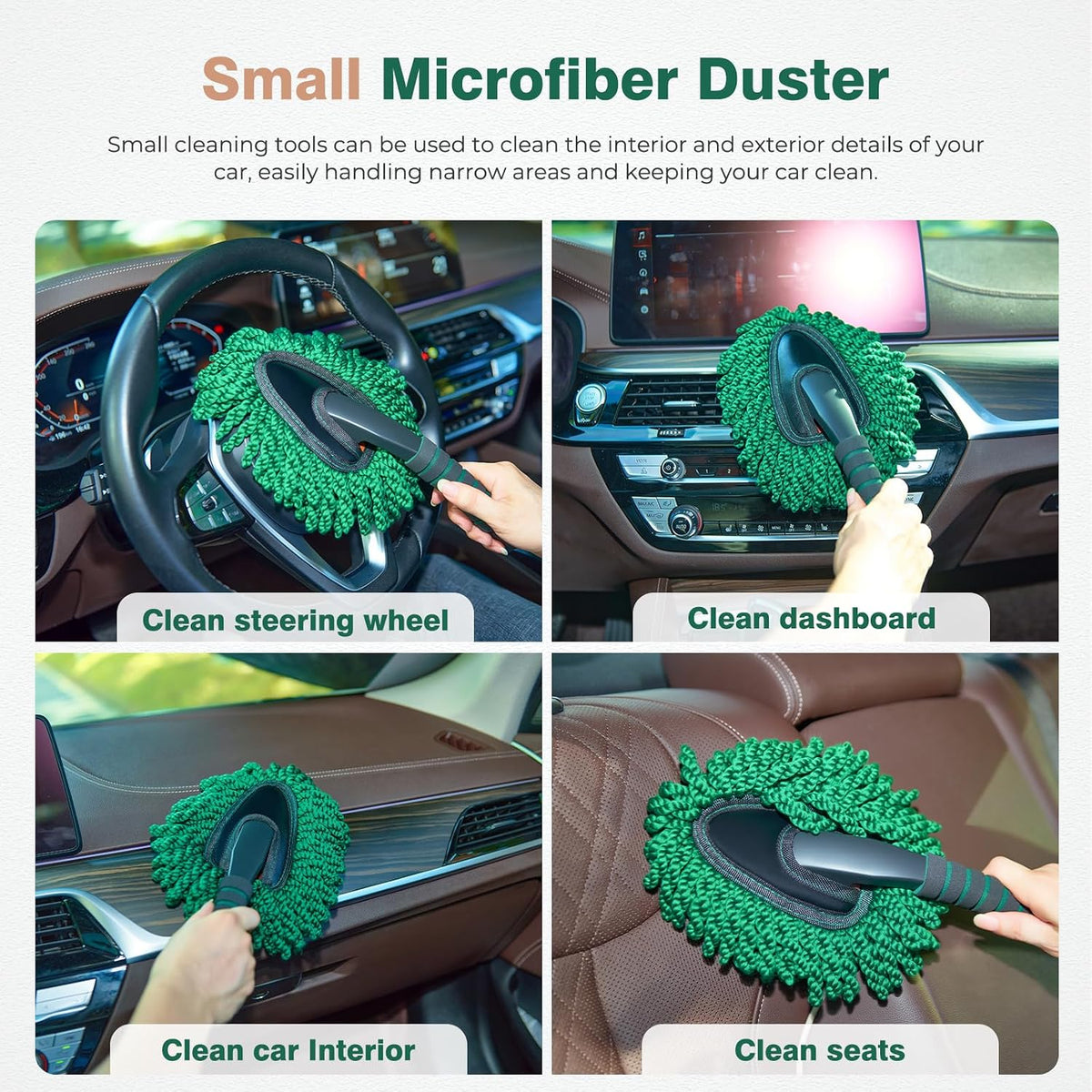 Extendable Car Windshield Cleaner – Microfiber Duster