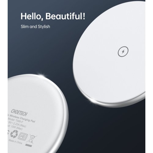 CHOETECH 15W Magnetic Wireless Charging Pad