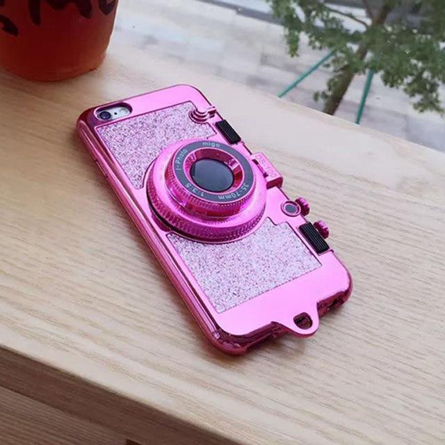 Glitter Camera iPhone Case