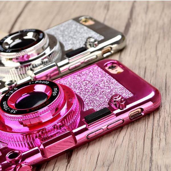 Glitter Camera iPhone Case
