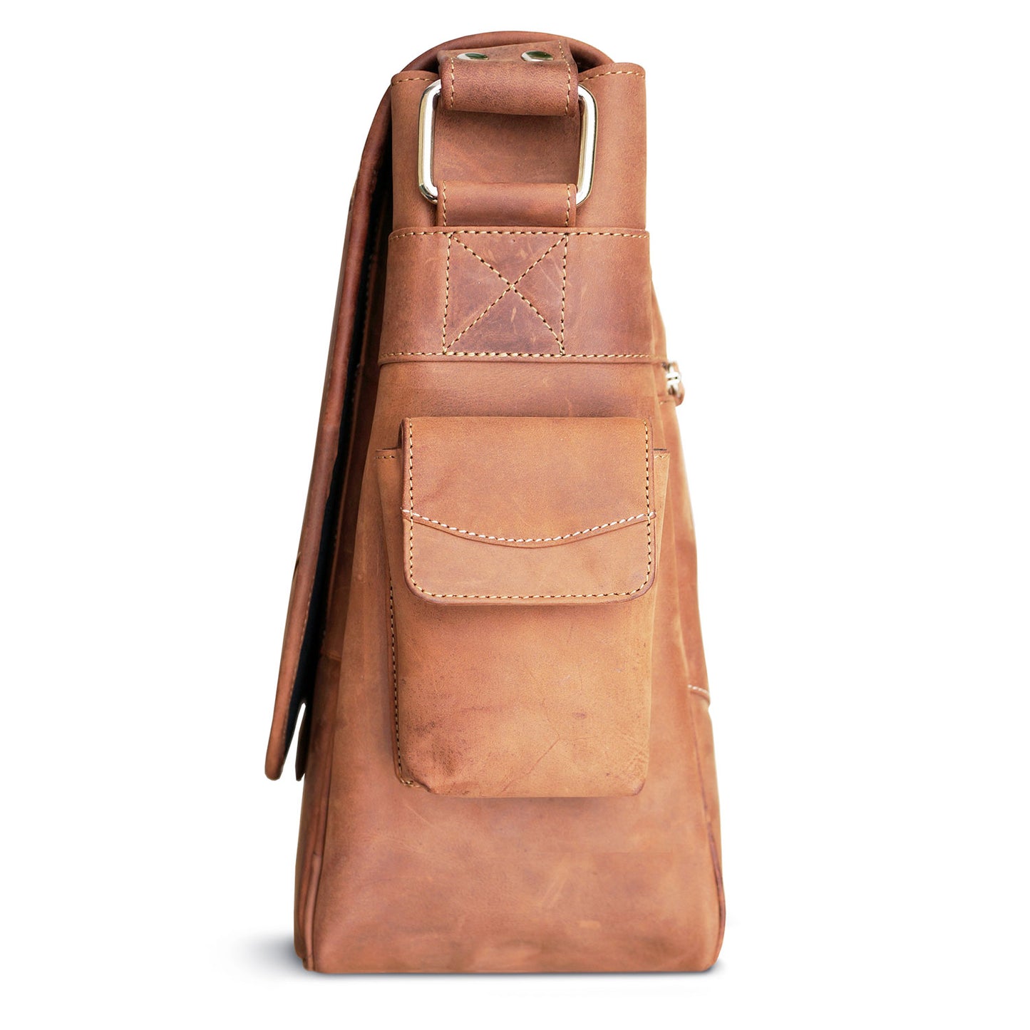 MacCase Premium Leather Messenger Bag