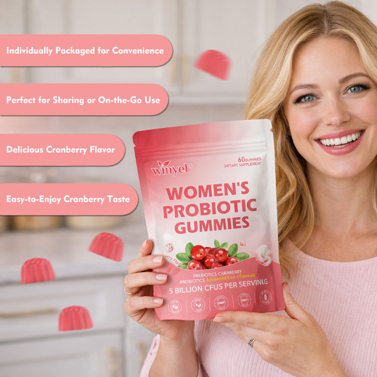 Cranberry Probiotic Gummies